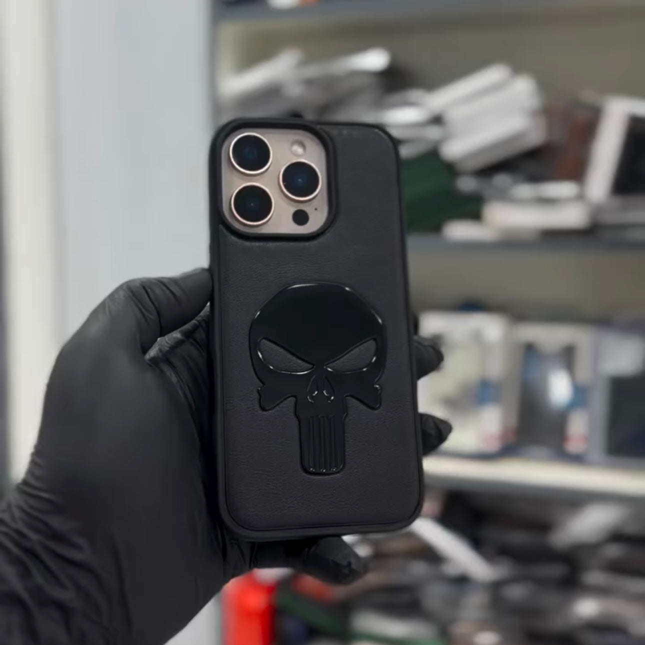 Premium P Skull Phone Case