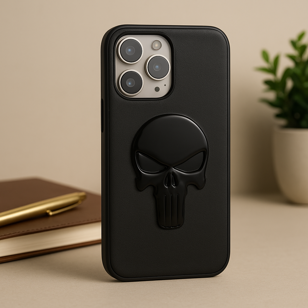 Premium P Skull Phone Case
