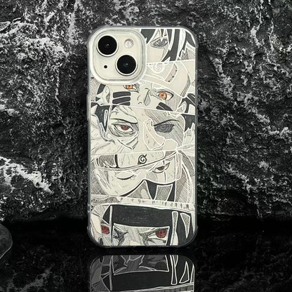 Sasuke/Itachi iPhone silicone crash-resistant phone case